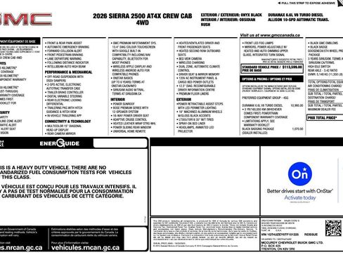 Used 2026 GMC Sierra 2500 AT4X w/ LPO, Black Badging Package AWD/4WD image 4