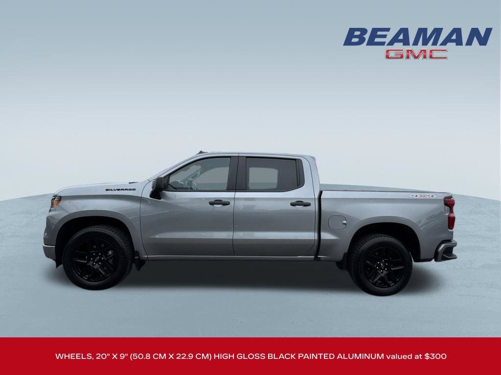 Used 2024 Chevrolet Silverado 1500 Custom w/ LPO, Dark Essentials Package AWD/4WD image 4