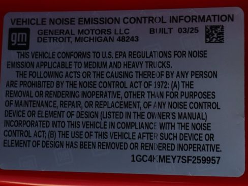 Used 2025 Chevrolet Silverado 2500 Custom w/ Custom Value Package AWD/4WD image 53