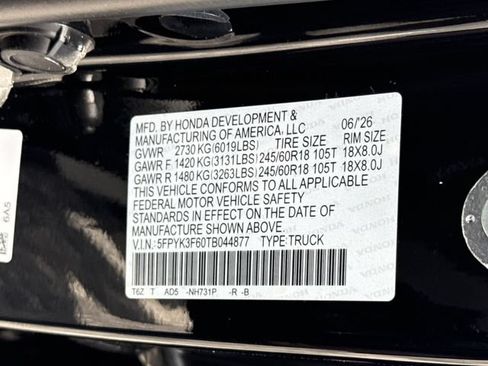 New 2026 Honda Ridgeline TrailSport image 42