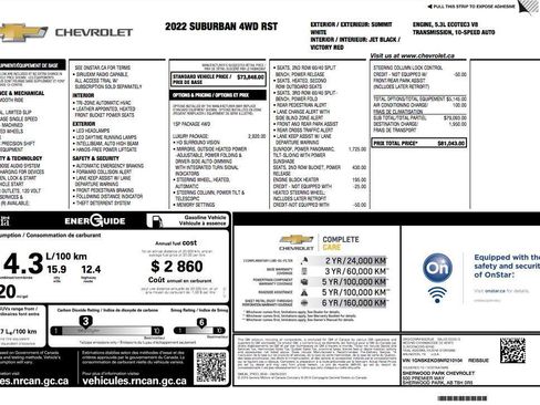 Used 2022 Chevrolet Suburban RST w/ Luxury Package image 5