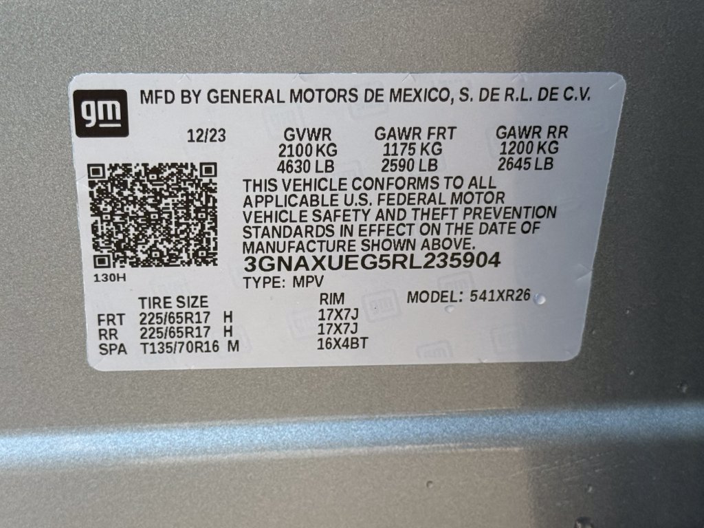 Certified 2024 Chevrolet Equinox LT AWD/4WD image 12
