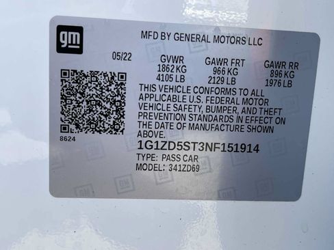 Used 2022 Chevrolet Malibu LT FWD image 24