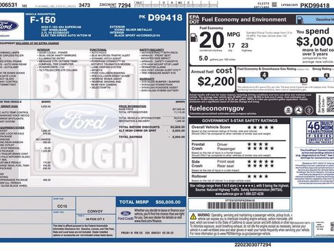 Certified 2023 Ford F150 XLT w/ Equipment Group 302A High AWD/4WD image 41