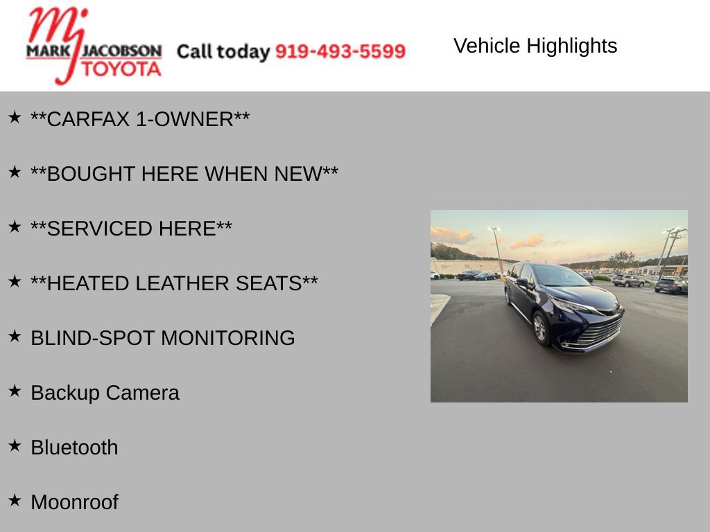 Used 2024 Toyota Sienna Limited FWD image 6