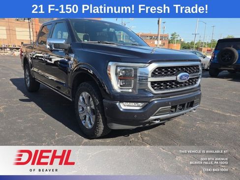 Used 2021 Ford F150 Platinum w/ FX4 Off-Road Package AWD/4WD image 1