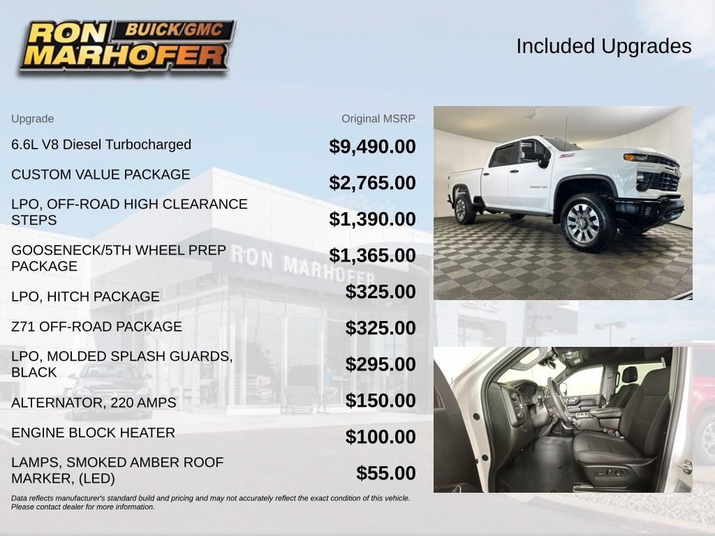 Used 2024 Chevrolet Silverado 2500 Custom w/ Custom Value Package AWD/4WD image 6