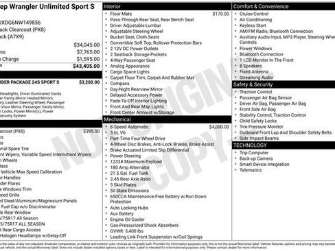 Used 2022 Jeep Wrangler Unlimited Sport image 15