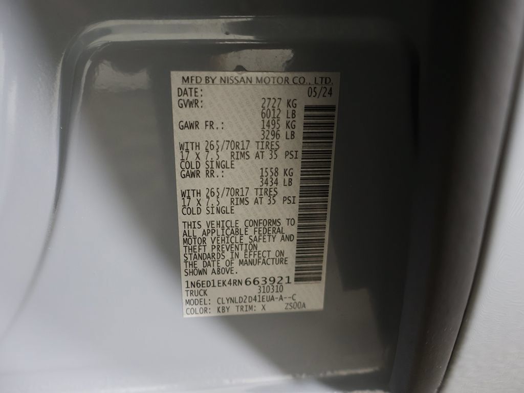 Used 2024 Nissan Frontier PRO-4X w/ Technology Package AWD/4WD image 51