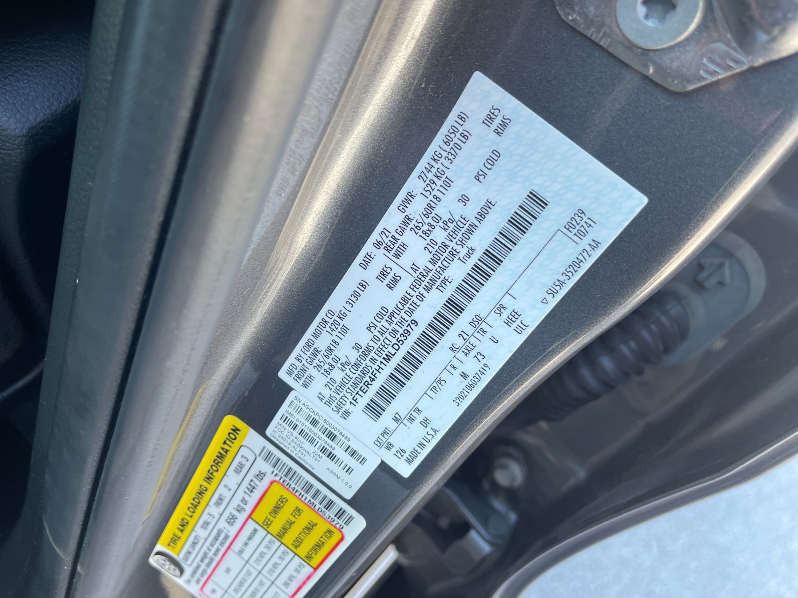 Used 2021 Ford Ranger Lariat w/ Trailer Tow Package AWD/4WD image 32