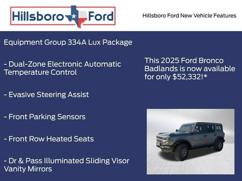 New 2025 Ford Bronco Badlands AWD/4WD image 10