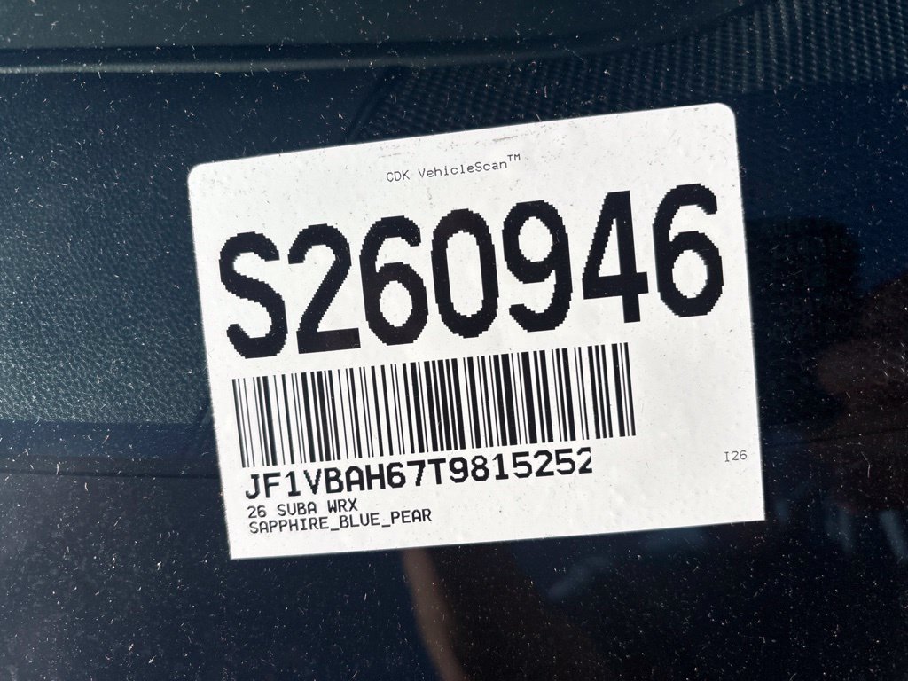 New 2026 Subaru WRX Premium AWD/4WD image 5