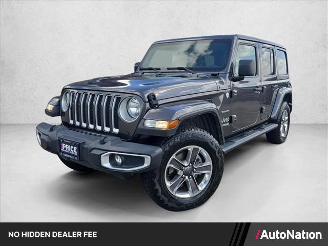 Used 2021 Jeep Wrangler Unlimited Sahara w/ Safety Group AWD/4WD image 1