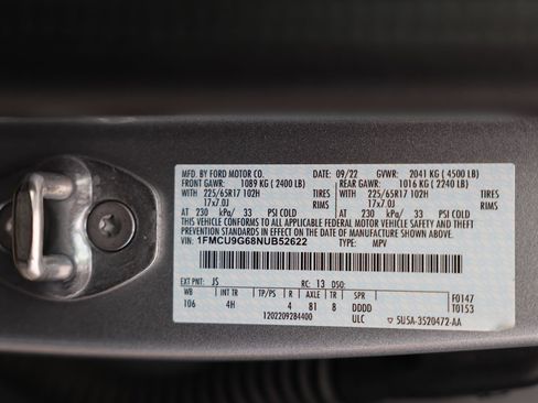 Certified 2022 Ford Escape SE w/ Convenience Package image 33