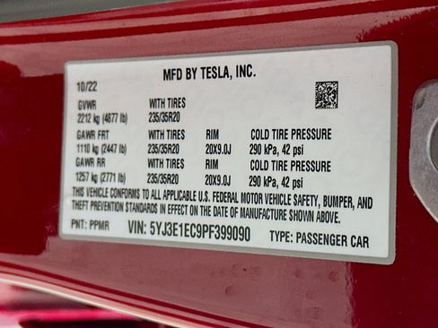 Used 2023 Tesla Model 3 Performance AWD/4WD image 12