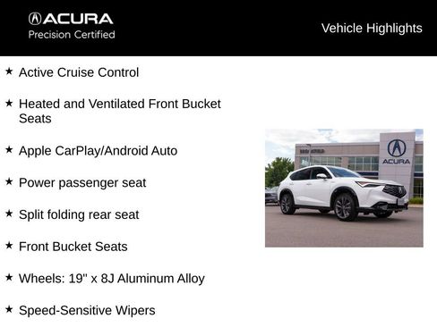 Certified 2025 Acura ADX A-Spec AWD/4WD image 17