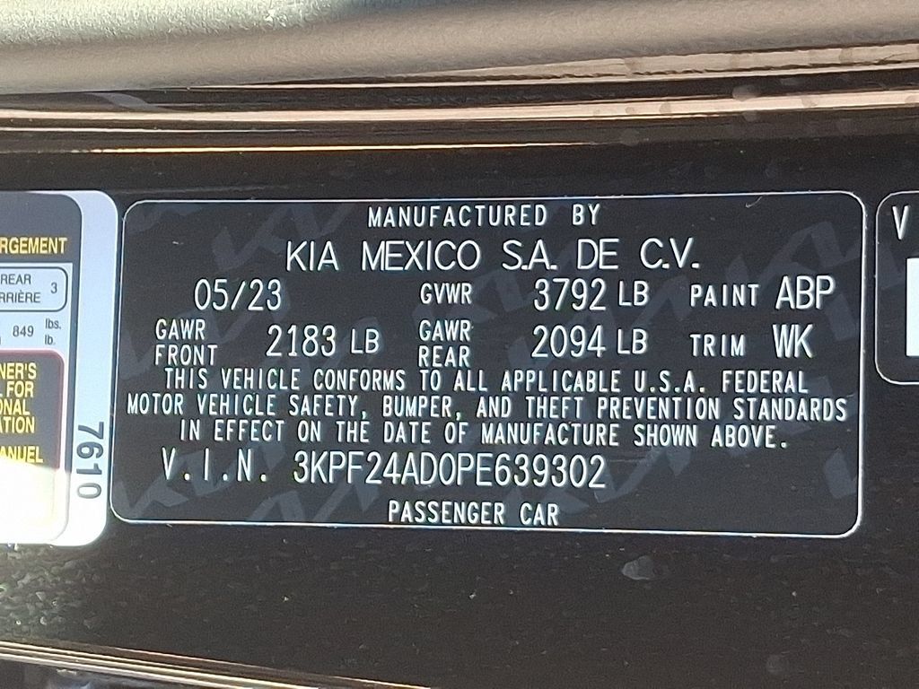Certified 2023 Kia Forte LXS w/ LXS Technology Package FWD image 26