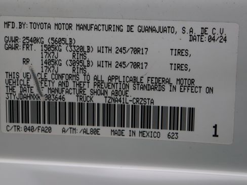 Used 2024 Toyota Tacoma SR RWD image 32