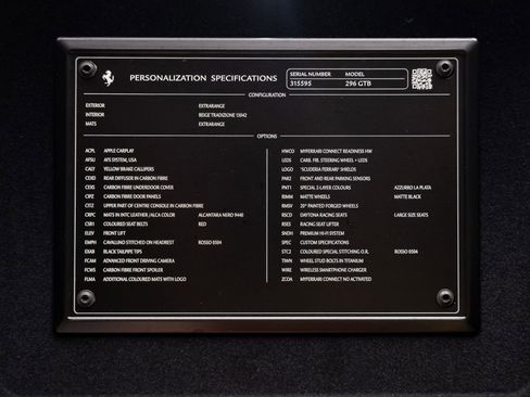 Used 2025 Ferrari 296 GTB RWD image 75