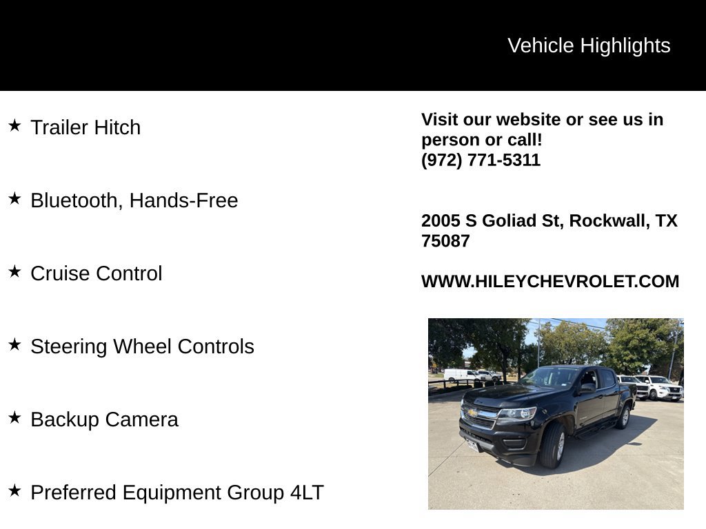 Used 2019 Chevrolet Colorado LT AWD/4WD image 5