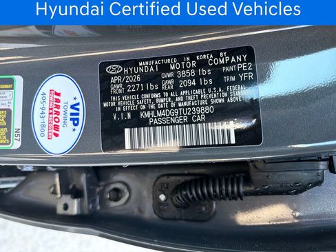 Certified 2026 Hyundai Elantra Sport FWD image 30