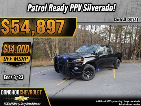 New 2025 Chevrolet Silverado 1500 W/T w/ Police Pursuit Package image 1