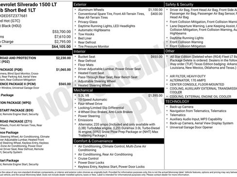 New 2026 Chevrolet Silverado 1500 LT AWD/4WD image 5