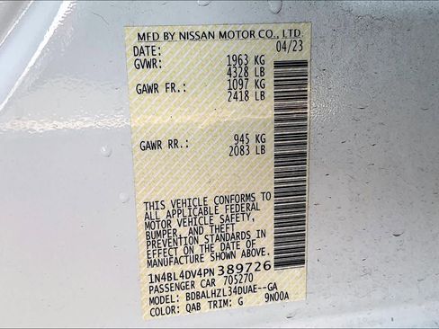 Certified 2023 Nissan Altima 2.5 SV w/ SV Premium Package image 29