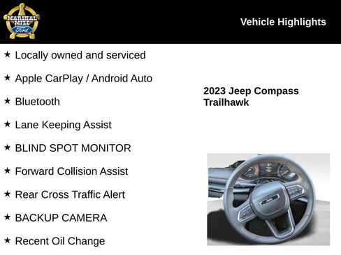 Used 2023 Jeep Compass Trailhawk image 2