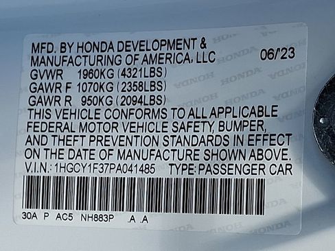 Used 2023 Honda Accord EX image 28