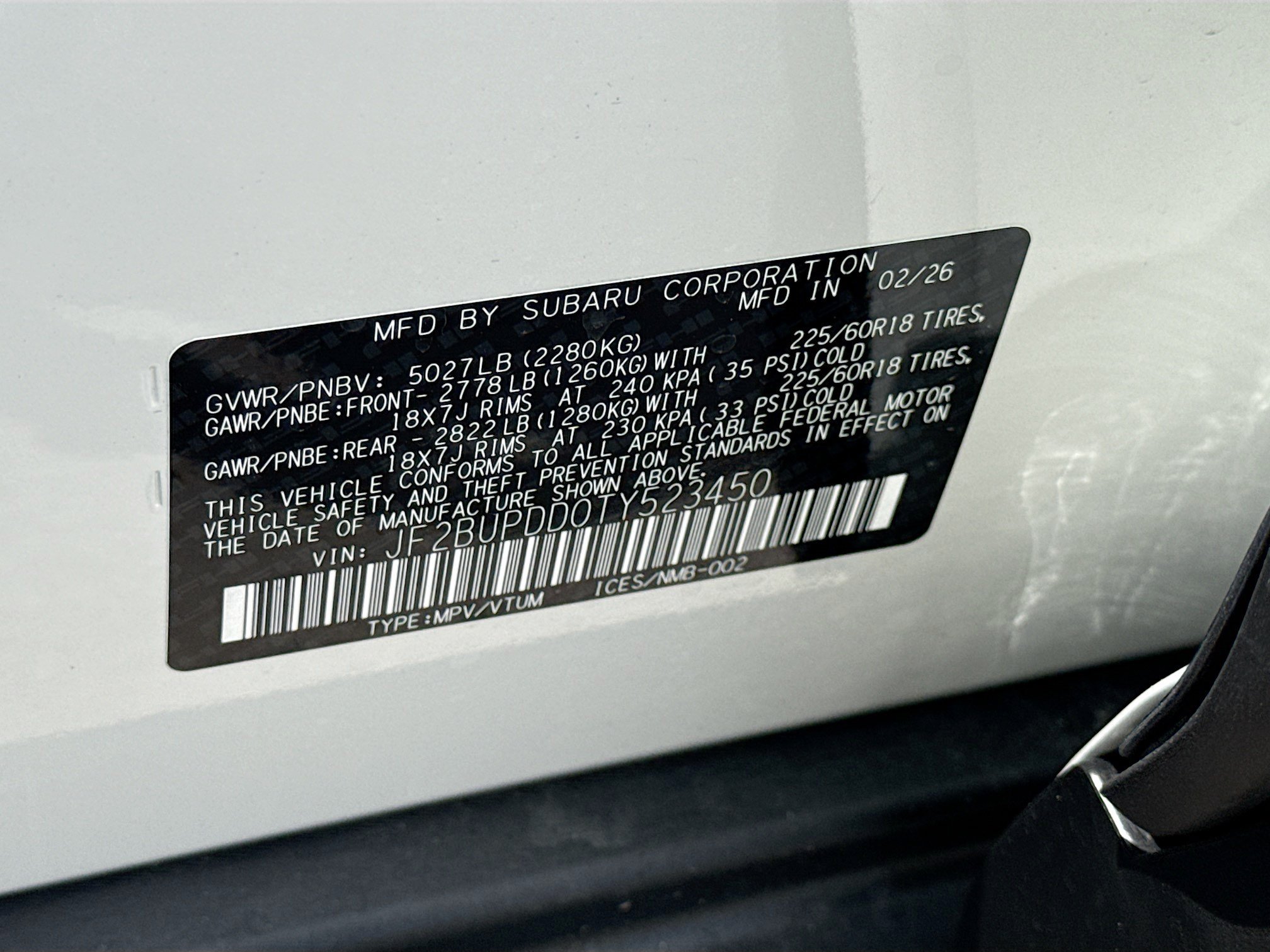 New 2026 Subaru Outback Limited AWD/4WD image 43