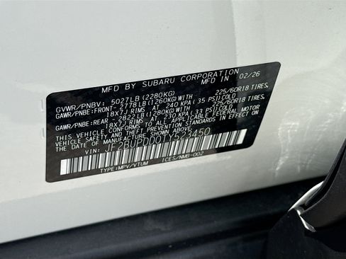 New 2026 Subaru Outback Limited AWD/4WD image 43