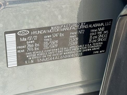 Used 2022 Hyundai Santa Fe Limited FWD image 34