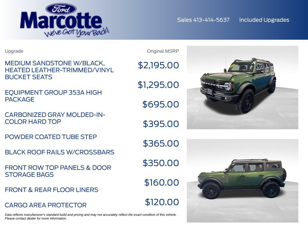 Used 2022 Ford Bronco 4-Door AWD/4WD image 4