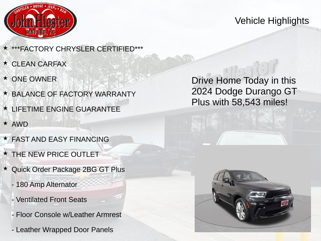 Used 2024 Dodge Durango GT AWD/4WD image 5