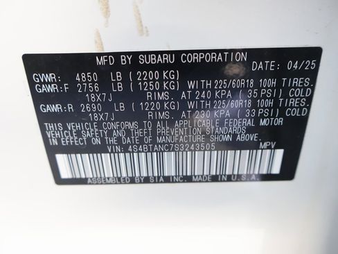 Used 2025 Subaru Outback Limited image 42