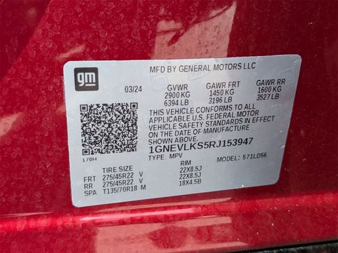 Used 2024 Chevrolet Traverse RS image 11