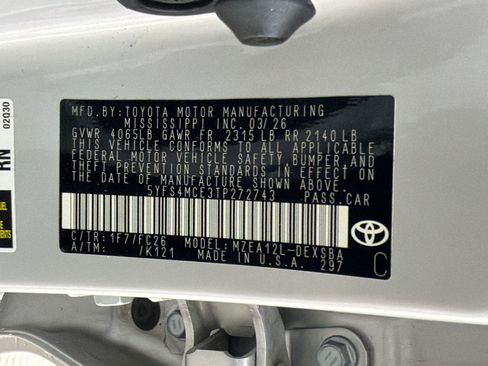 Used 2026 Toyota Corolla SE FWD image 18