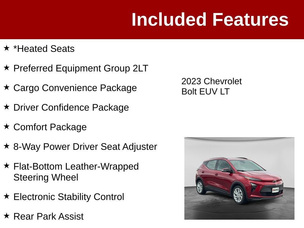 Used 2023 Chevrolet Bolt EUV LT w/ Comfort Package FWD image 3