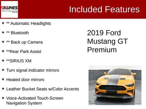 Used 2019 Ford Mustang GT Premium w/ GT Performance Package image 3