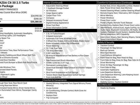 Used 2024 MAZDA CX-30 2.5 Turbo w/ Premium Package image 49