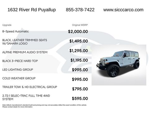 Used 2018 Jeep Wrangler Unlimited Sahara w/ Cold Weather Group image 5