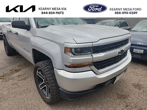 Used 2017 Chevrolet Silverado 1500 Custom w/ LPO, Black Pack AWD/4WD image 1