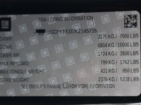 Used 2019 Chevrolet Silverado 1500 LT Trail Boss image 51