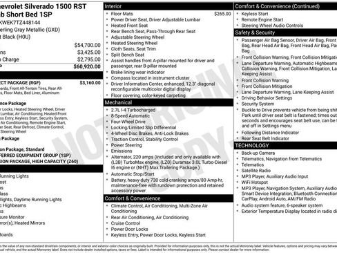 New 2026 Chevrolet Silverado 1500 RST w/ RST Select Package AWD/4WD image 2