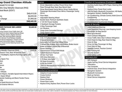 New 2026 Jeep Grand Cherokee Altitude AWD/4WD image 4