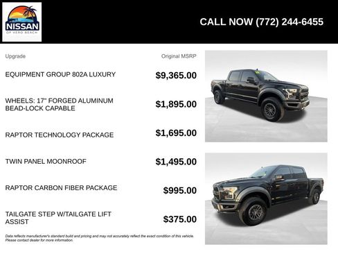 Used 2019 Ford F150 Raptor w/ Equipment Group 802A Luxury image 6