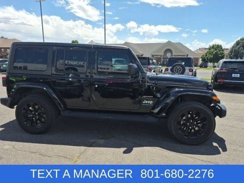 Used 2023 Jeep Wrangler Unlimited Sahara w/ Cold Weather Group AWD/4WD image 3