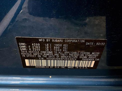 Used 2023 Subaru Impreza 2.0i image 32