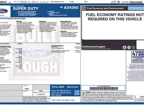 Used 2024 Ford F450 XL w/ Snow Plow Prep Package image 10